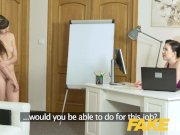 Female Agent Shy french minx in orgasmic dildo fucking casting 5/16