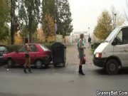 Old granny prostitute please young client 1/16