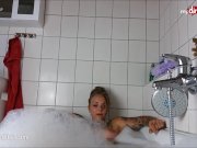 My Dirty Hobby - Tattoed babe masturbates in bathtub 2/16