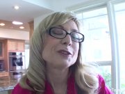 Busty MILF Nina gives her stepdaughter a going away present 3/16