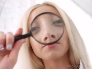 Old man tastes juicy pussy of a blonde student 1/16