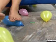 Arianna Jay fucked silly by Mr Pete and plays with balloons 8/16