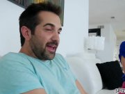 Spizoo - Step mom Cherie Deville get pound her pussy and mouth, bog boobs 2/16