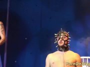 extreme fetish show on public show stage 1/16