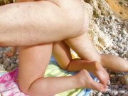 Strawberry-Blonde BBW Eagerly Rides Cock Outdoors 9/16