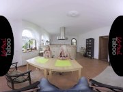 VIRTUAL TABOO - Mom And StepDaughter Suck One Big Cock 1/16