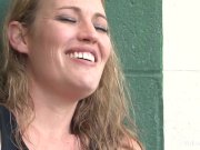 Slutty lesbians having fun in the public garage 10/16