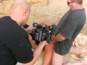 Lucky Guy Bangs Two Exotic Beauties On Beach 10/16