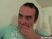 Busty granny fucks son-in-law after his wife leaves 4/16