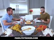 FamilyStrokes - Sexy Milf Phoenix Marie Fucks Stepson; Dad For Thanksgivin 7/16