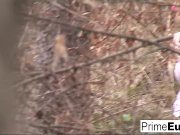 Young cutie Sue pleases two lucky guys 1/16