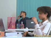 Dane Jones Sexy young Ebony office girl has the hots for her boss 3/16