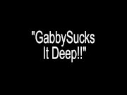 MexiMILF Gabby Quinteros Take A Big Cock Down Her Throat! 1/16