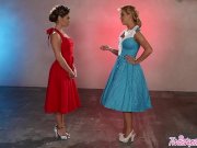 Twistys - Cherie DeVille and Cassidy Kleiny kiss for the photoshoot 2/16