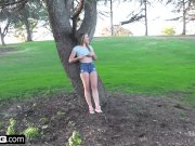 Alyssa Cole sucks cock in the park 7/16