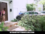 MyBabySittersClub - Sexy Baby Sitter Fucks Client 5/16