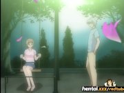 Nerdy girl with glasses takes it secretly at the beach - Hentaixxx 7/16