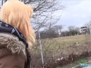 Public Agent Shy Teenager bends over for a big cock 4/16