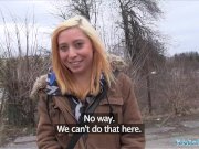 Public Agent Shy Teenager bends over for a big cock 5/16