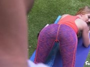 Chloe Scott Gets More Than a Yoga Lesson From Horny Dad 4/16