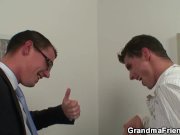 Two guys fuck big boobs chubby mommy 14/16