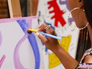 Twistys - An Art Tutorial Turns Into Lesbian Steamy Sex With Chanell Heart and Xandra Sixx 3/16