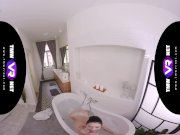TmwVRnet - Arwen Gold - Wet Brunette Enjoys Bubble Bath and Hardcore Fuck 8/16