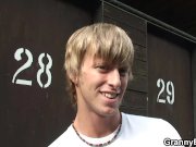 He fucks blonde grandma near public changing room 2/16