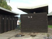 He fucks blonde grandma near public changing room 3/16