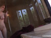 Pale chick and her girlfriend are pleasing 3/16