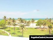 Sweet Cuban Angelina Castro Is Super Banged On A Roof Top! 2/16