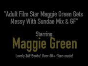 Adult Film Star Maggie Green Gets Messy With Sundae Mix & GF 1/16