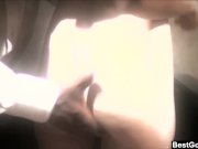 Tattoed Babe Gags On Black Cock 12/16