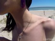 Slim, Pretty Brunette Interrupts Hike For Anal 4/16