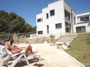 Blonde Can’t Resist Anal Fucking By The Pool 2/16