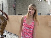 Petite teen Hannah Hays cheats on bf in public 1/16