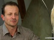 Blonde slut riding his pulsating hard cock 2/16