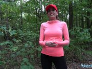 Public Agent Hot Spanish jogger fucks on stairs 2/16