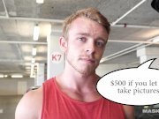 Maskurbate Str8 Stud Offered Modeling Gig- And he Jerks Off! 1/16