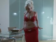 Horny girl is home alone with her toy 2/16