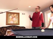 SheWillCheat - Latina Babe Selena Destroyed by BBC while Husband Watches 2/16