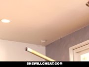 SheWillCheat - Latina Babe Selena Destroyed by BBC while Husband Watches 6/16