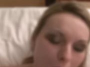 Homemade Filming my white girlfriend fuck my black cock and suck it dry 12/16