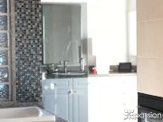 PASSION-HD Shower fuck and mouthful with brunette Sydney Cole 10/16