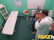 Fake Hospital Swallowing doctors hot cum helps soothe babes throat 4/16