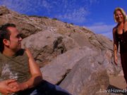 Curvy Blonde Takes It Up The Butt Outdoors 1/16