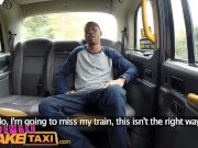 Female Fake Taxi Back seat blowjob from busty blonde driver for lucky stud 7/16