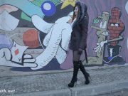 Jeny Smith pantyhose and high heels fetish tease 4/16