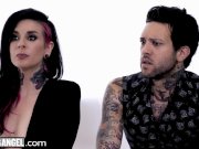 Joanna Angel Shares Cock with Hot Babysitter Mia Malkova 3/16