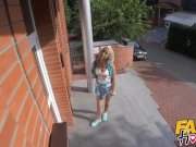Fake Hostel - Freckle faced girl with nice ass and big nipples creeped on 2/16